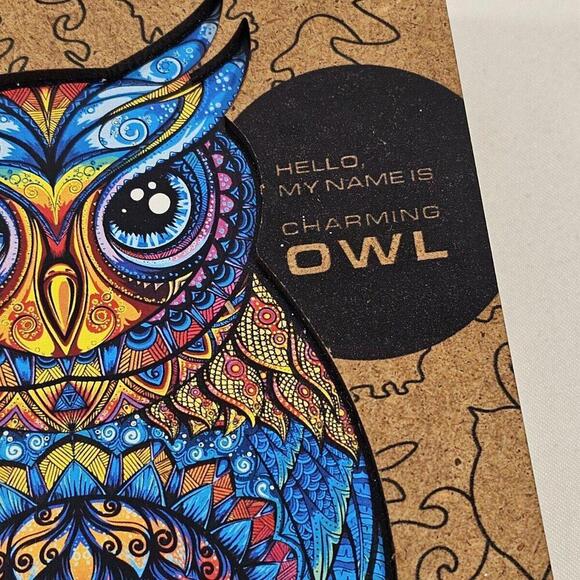 UNIDRAGON Charming Owl Wooden Jigsaw Puzzle Small 5.9 x 10.2 in. 101 Pieces Nice - Picture 5 of 10